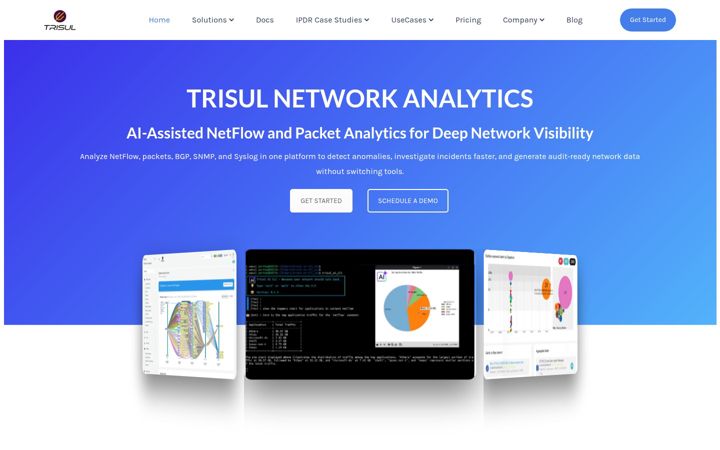 Screenshot von trisul.org