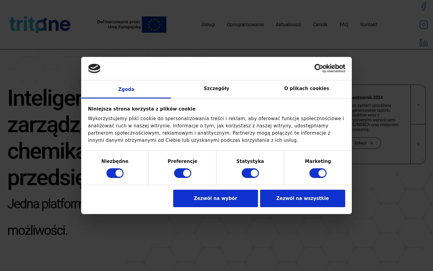Screenshot des Einwilligungsbanners vor jeglicher Interaktion