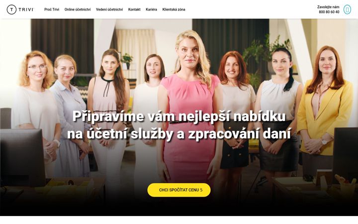 Screenshot of trivi.com