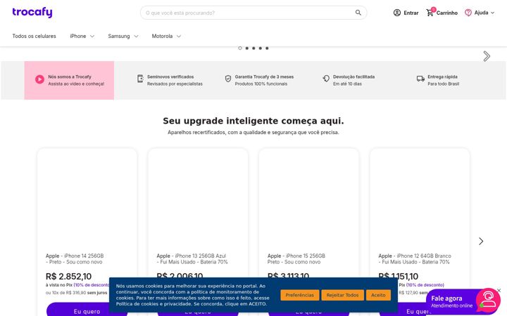 Screenshot of trocafy.com.br