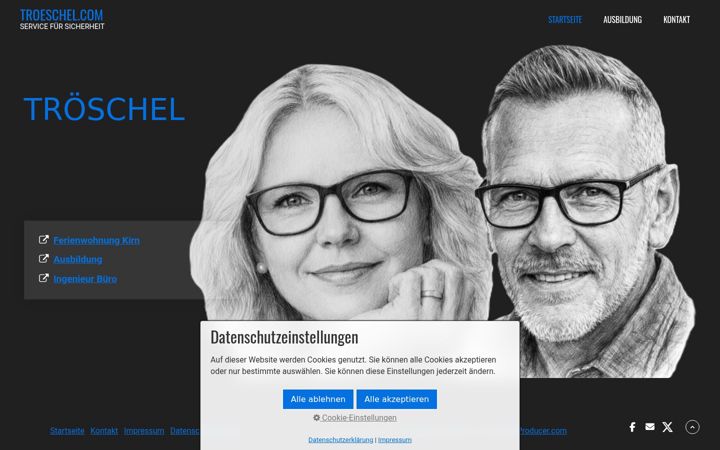 Screenshot of troeschel.com