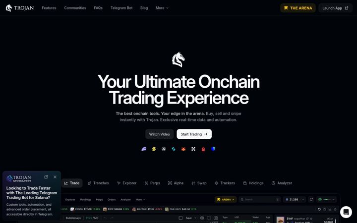 Screenshot of trojan.com