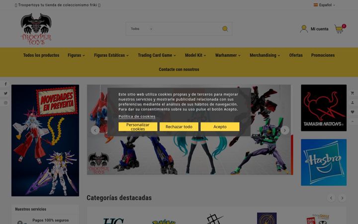 Screenshot von troopertoys.com