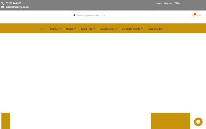 Screenshot of trophyhq.co.uk