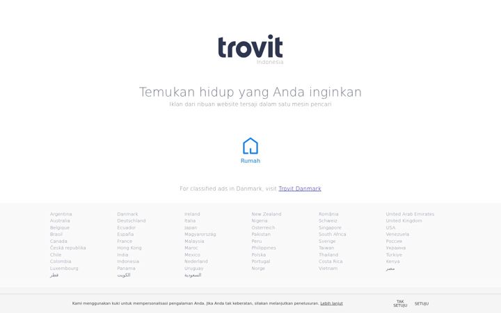 Screenshot of trovit.co.id