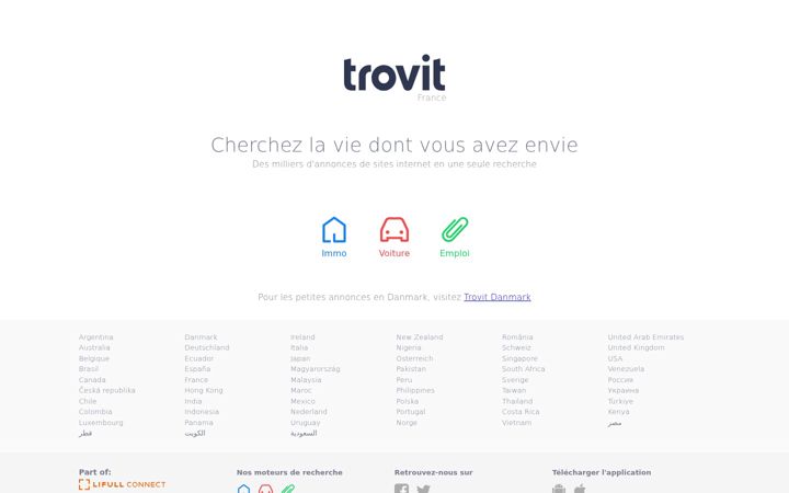Képernyőkép: trovit.fr