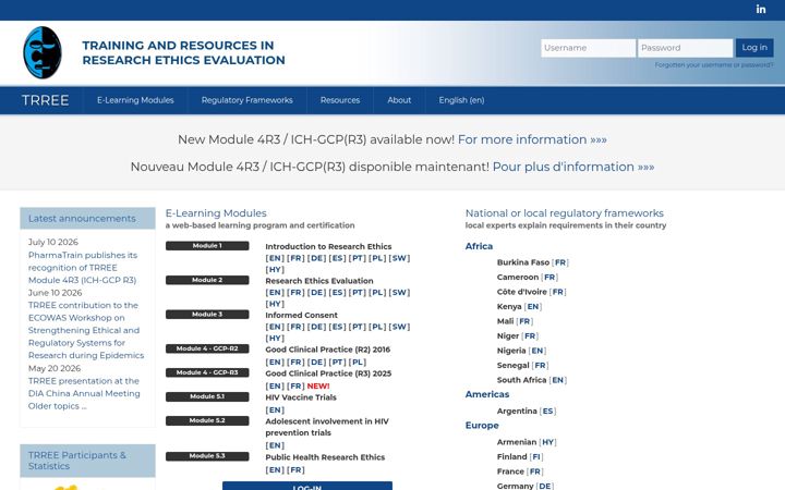 Screenshot ta' trree.org