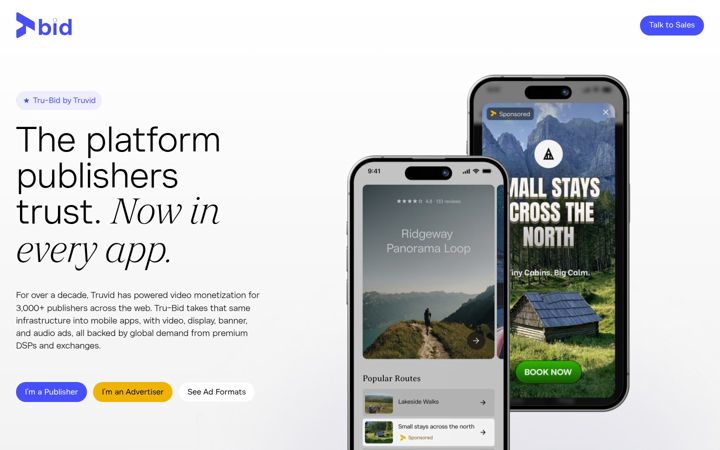Screenshot of tru-bid.com