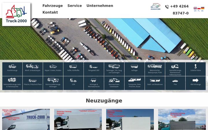 Skjermbilde av truck-2000.de
