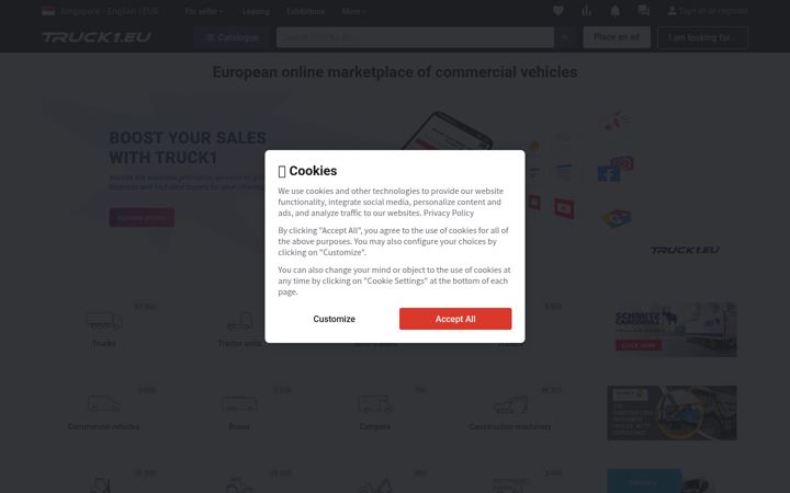 Screenshot of truck1.sg
