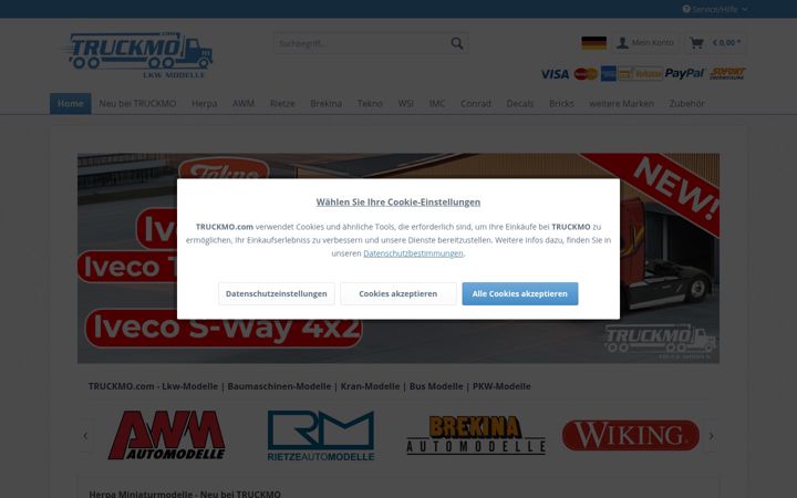 Screenshot of truckmo.com