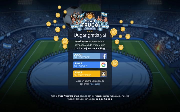 Screenshot of trucogame.com