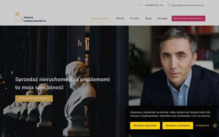 Screenshot of trudnanieruchomosc.pl