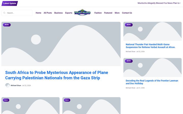 Screenshot of truecasinohub.nl