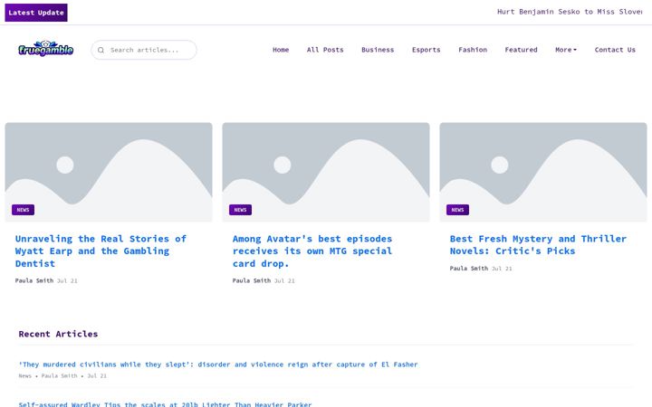 Screenshot of truegamblestudio.nl