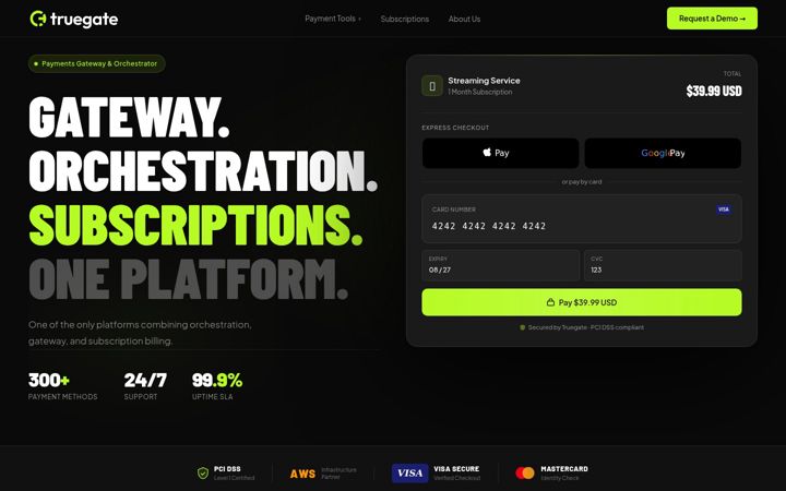 Screenshot του truegate.tech