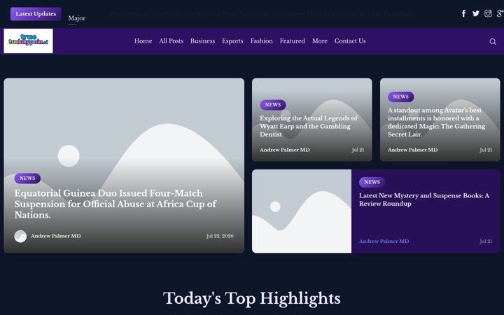 Screenshot of trueluckypoint.nl