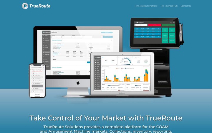 Screenshot of trueroute.com