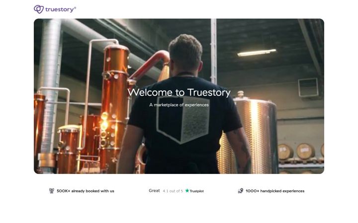 Screenshot of truestory.com