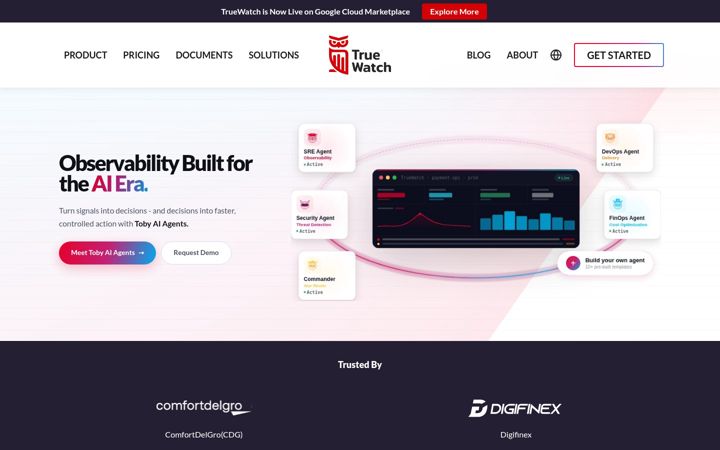 Screenshot of truewatch.com