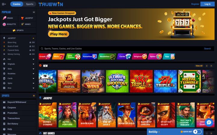 Screenshot of truewin.ae