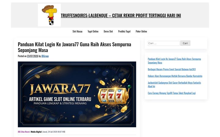Screenshot of truffesnoires-lalbenque.com