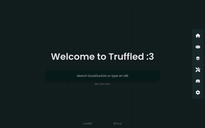 Screenshot of truffled.lol