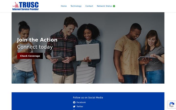 Screenshot of trusc.net
