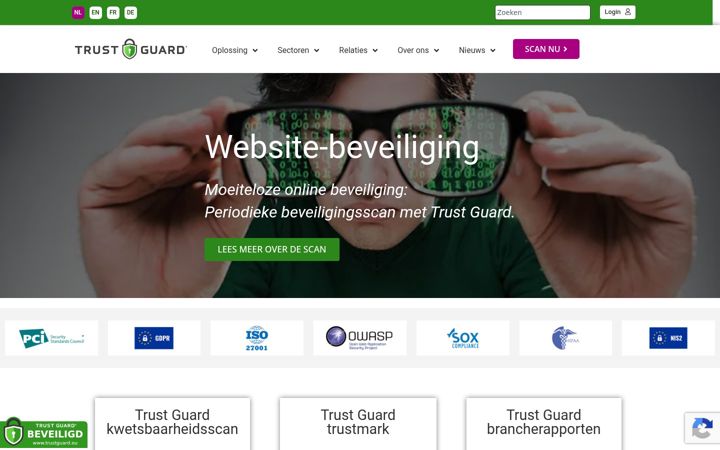 Screenshot of trust-guard.com