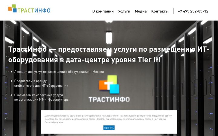 Screenshot of trustinfo.ru