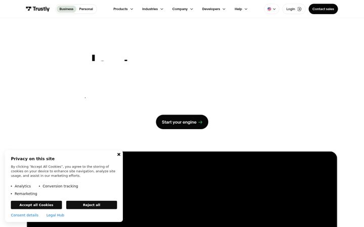Screenshot of trustly.one