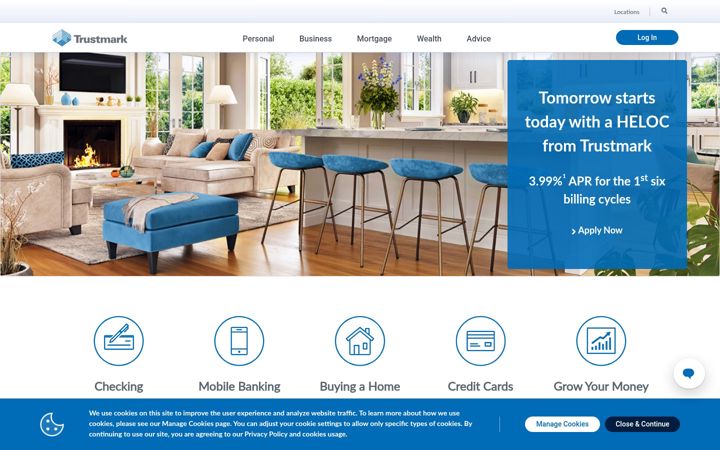 Zrzut ekranu trustmark.com