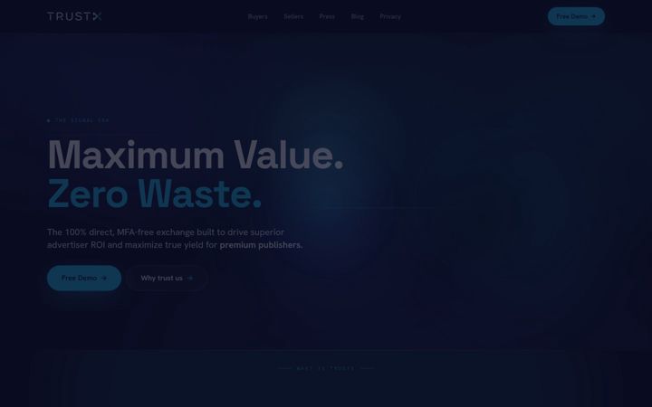 Screenshot di trustx.org
