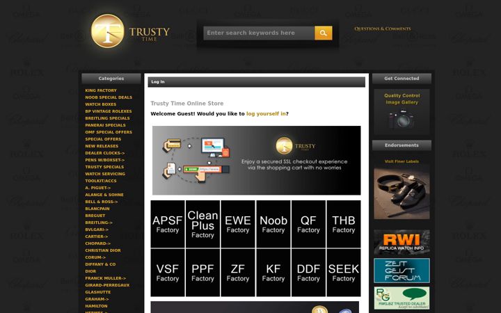 Screenshot of trustytime168.io
