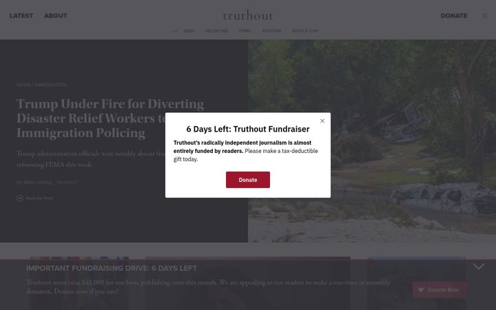 Ekrānuzņēmums no truth-out.org