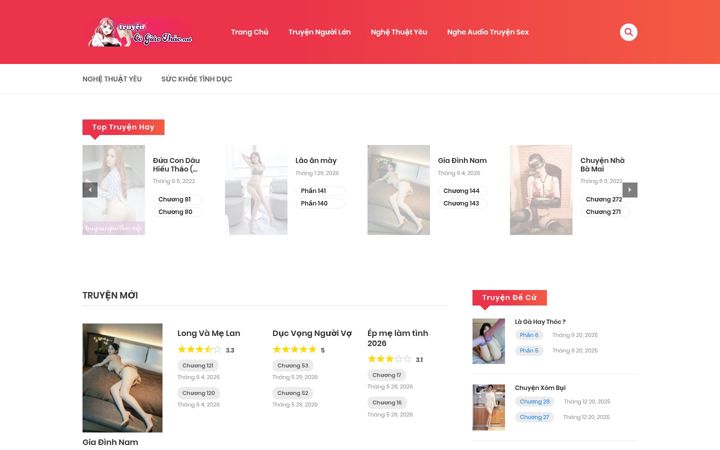 Screenshot of truyencogiaothao.mobi