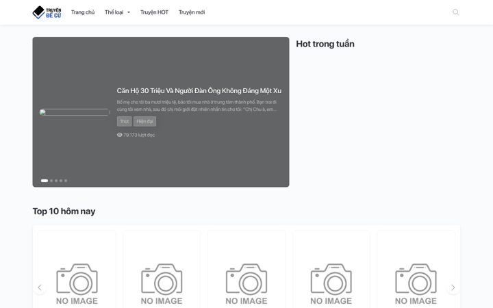 Screenshot of truyendecu.net