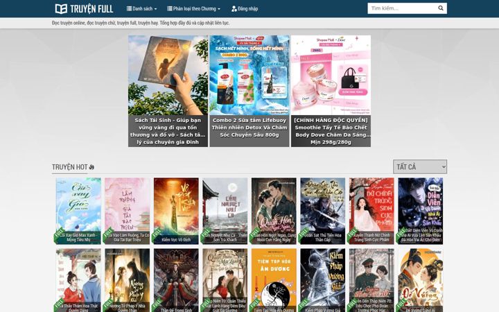 Screenshot of truyenfull.vision