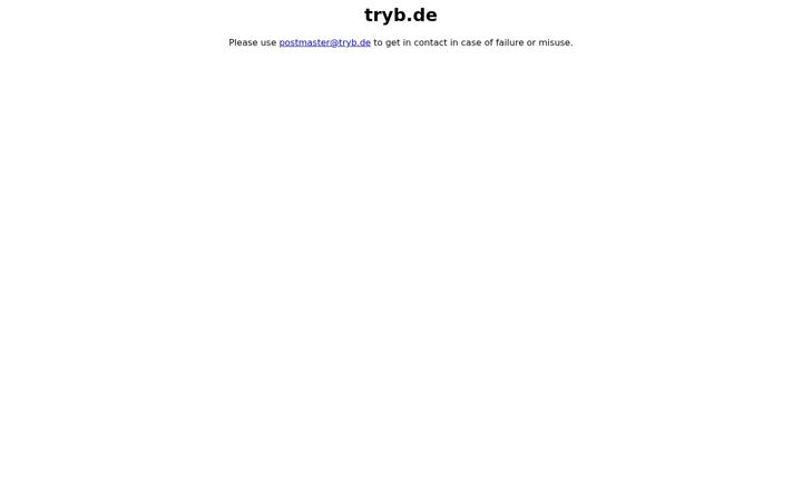 Screenshot of tryb.de
