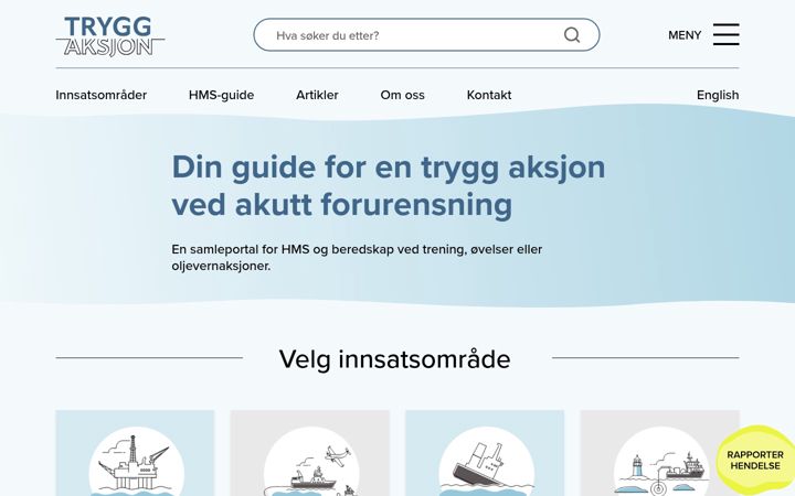 Screenshot di tryggaksjon.no