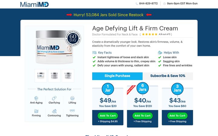 Screenshot of trymiamimd.com