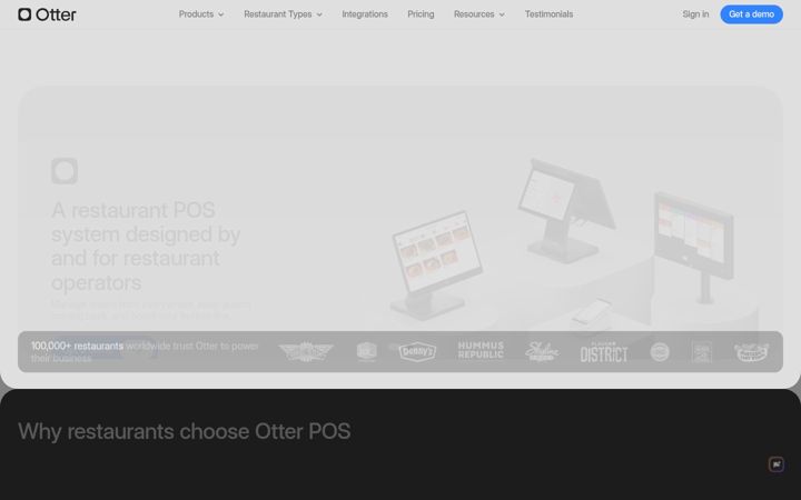 Screenshot di tryotter.com