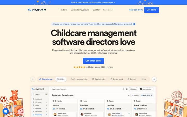 Screenshot of tryplayground.com