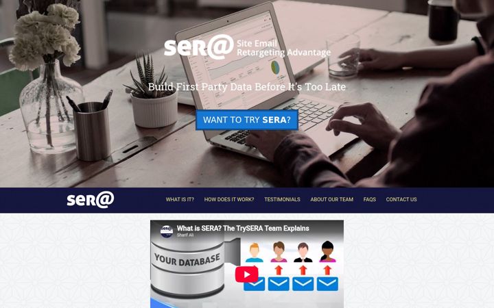 Screenshot of trysera.com
