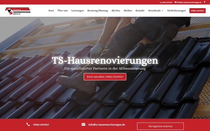 Screenshot of ts-hausrenovierungen.de