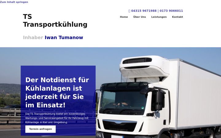 Screenshot ta' ts-transportkuehlung.de