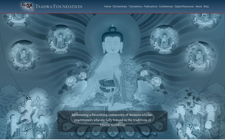 Screenshot of tsadra.org