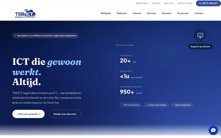 Ekrānuzņēmums no tsb-ict.nl