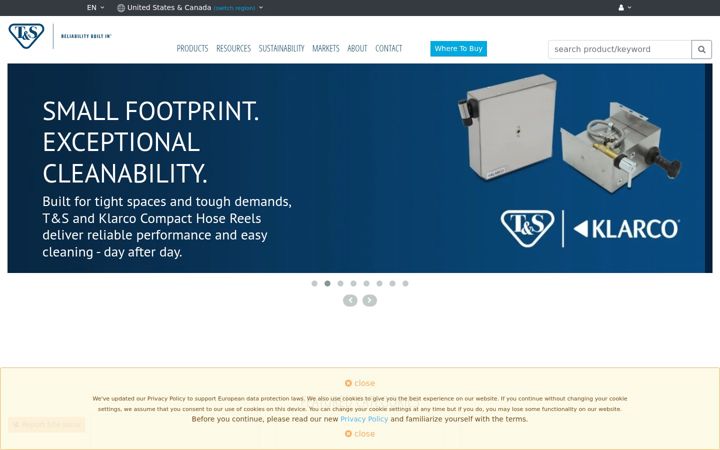 Screenshot of tsbrass.com