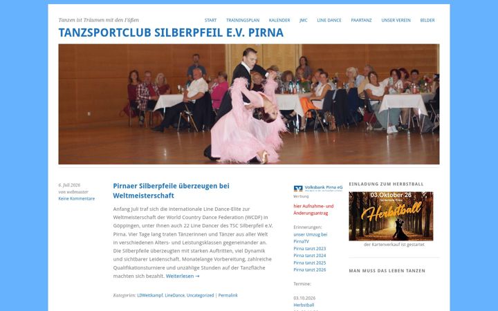 Screenshot του tsc-silberpfeil.de